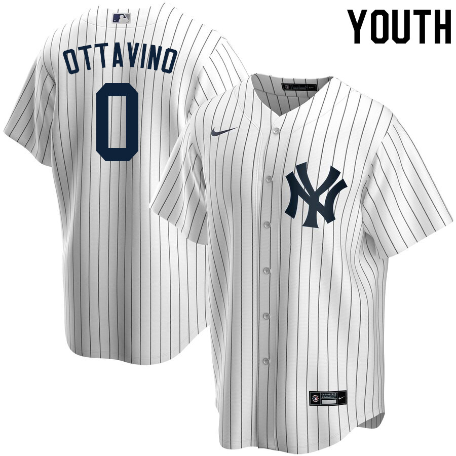 2020 Nike Youth #0 Adam Ottavino New York Yankees Baseball Jerseys Sale-White